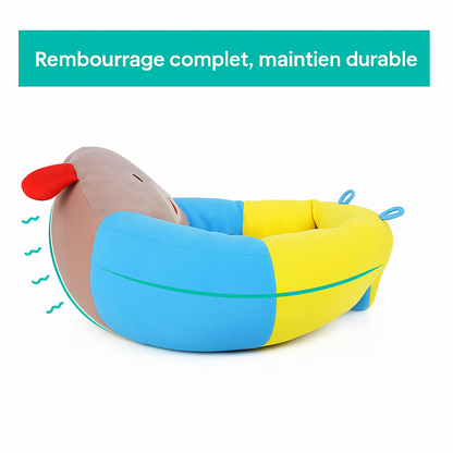 Coussin Bébé Assis – Coton doux & Antidérapant pour apprendre sans chute