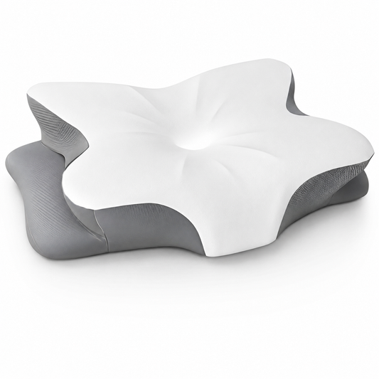 Oreiller Cervical Ergonomique en Mousse à Mémoire de Forme DreamLab™ - COUSSIN LAB