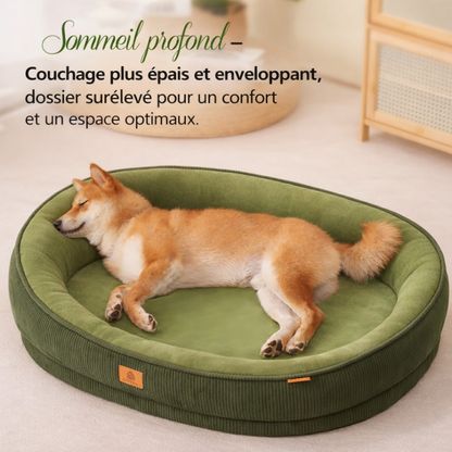 Coussin Pour Chien & Chat Déhoussable En Velours Côtelé – Lit Moelleux, Lavable, Antidérapant