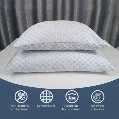 Oreiller Premium en Mousse à Mémoire de Forme FreshLab™ - COUSSIN LAB