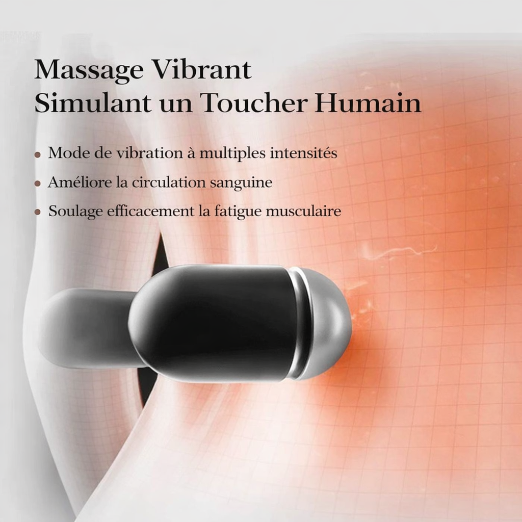 Coussin Massant & Chauffant Ergonomique LombiLab™– Soutien Dos & Lombaire - COUSSIN LAB