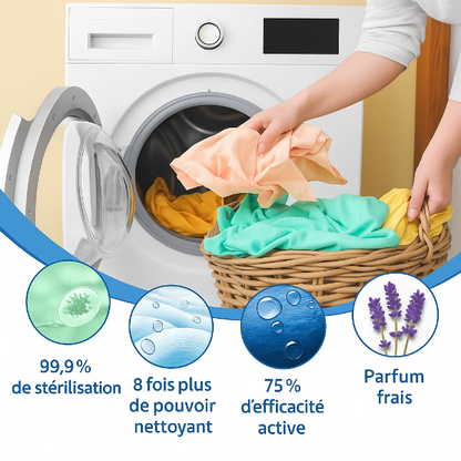 Feuilles de Lessive Éco Pure™ – Parfum Frais