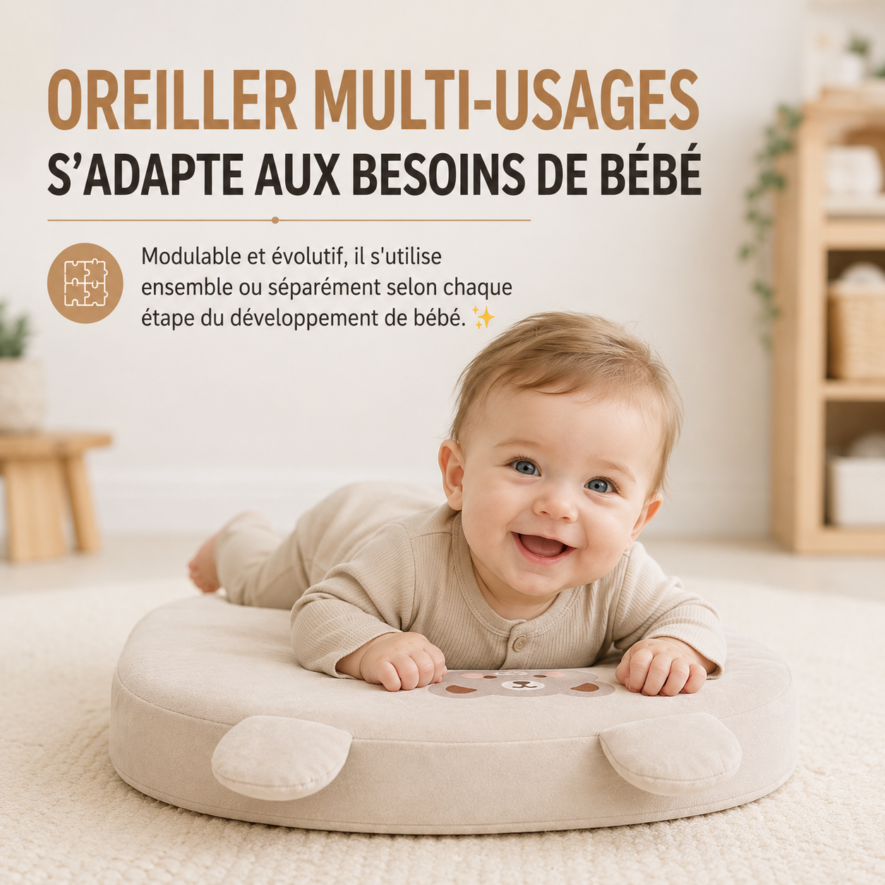 Coussin Plan Incliné pour Bébé Anti-Reflux & Anti-Régurgitation | Réduction des Coliques 0-12 Mois - COUSSIN LAB