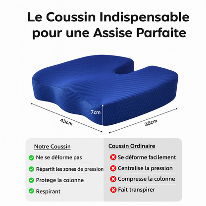 Coussin Coccyx – Confort Ergonomique Orthopédique