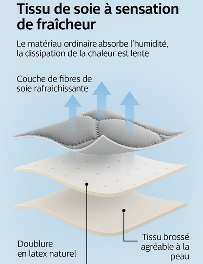 Coussin de Lecture Triangulaire – Grand Cale-Dos en Latex Rafraîchissant - COUSSIN LAB