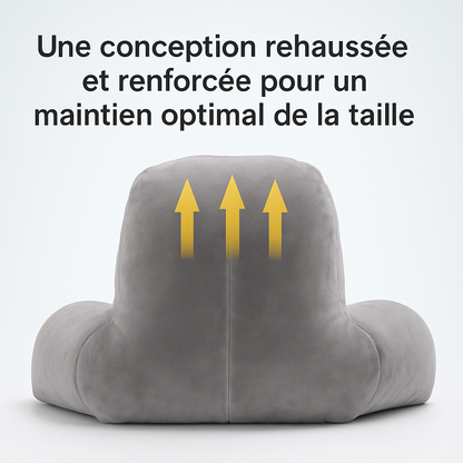 Coussin de Lecture Ergonomique en Velours