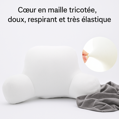 Coussin de Lecture Ergonomique en Velours