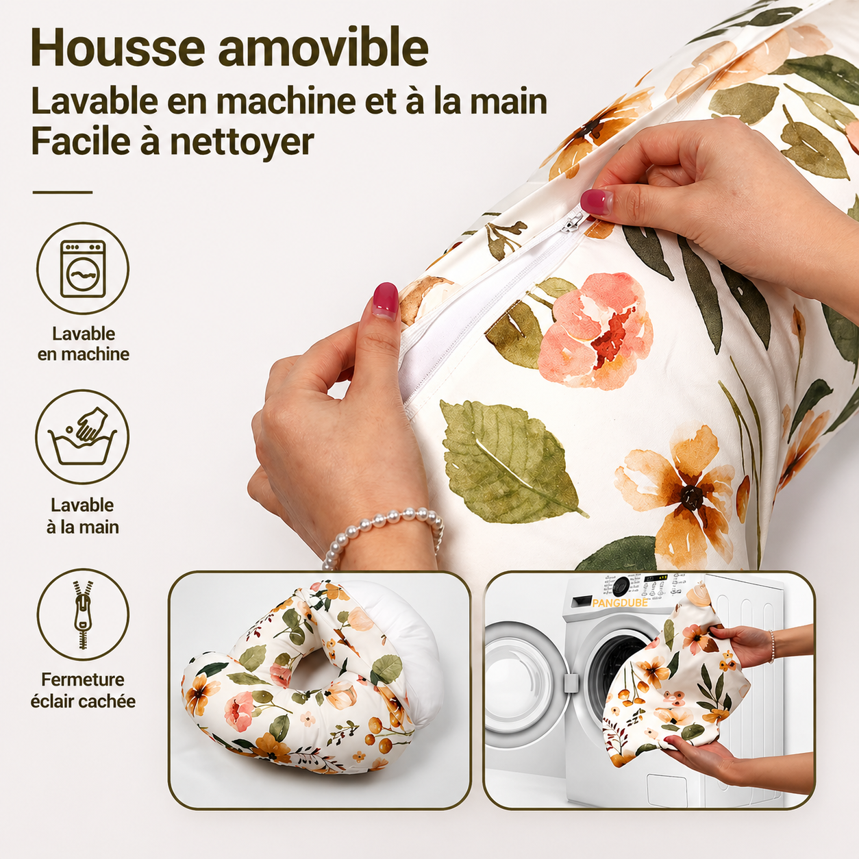 Coussin d’allaitement BabyFlow™ Multifonctionnel – Soutien optimal & confort total - COUSSIN LAB