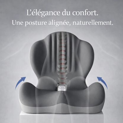 Coussin Ergonomique à Mémoire de Forme – Soutien Coccyx & Lombaires - COUSSIN LAB