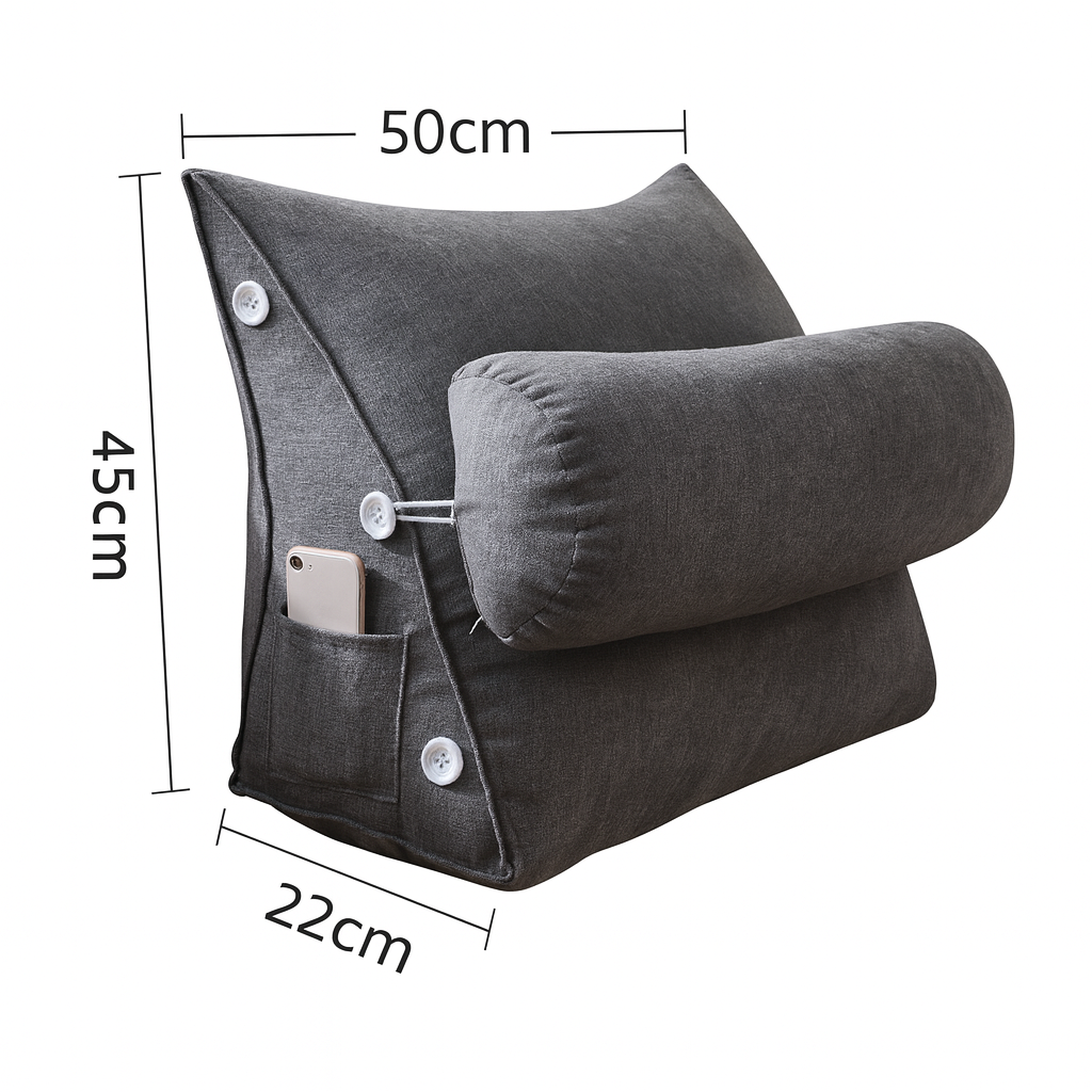 Coussin de Lecture de Luxe - Confort Ergonomique - COUSSIN LAB