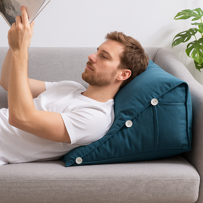 Coussin de Lecture de Luxe - Confort Ergonomique - COUSSIN LAB