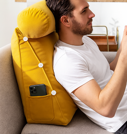 Coussin de Lecture de Luxe - Confort Ergonomique - COUSSIN LAB