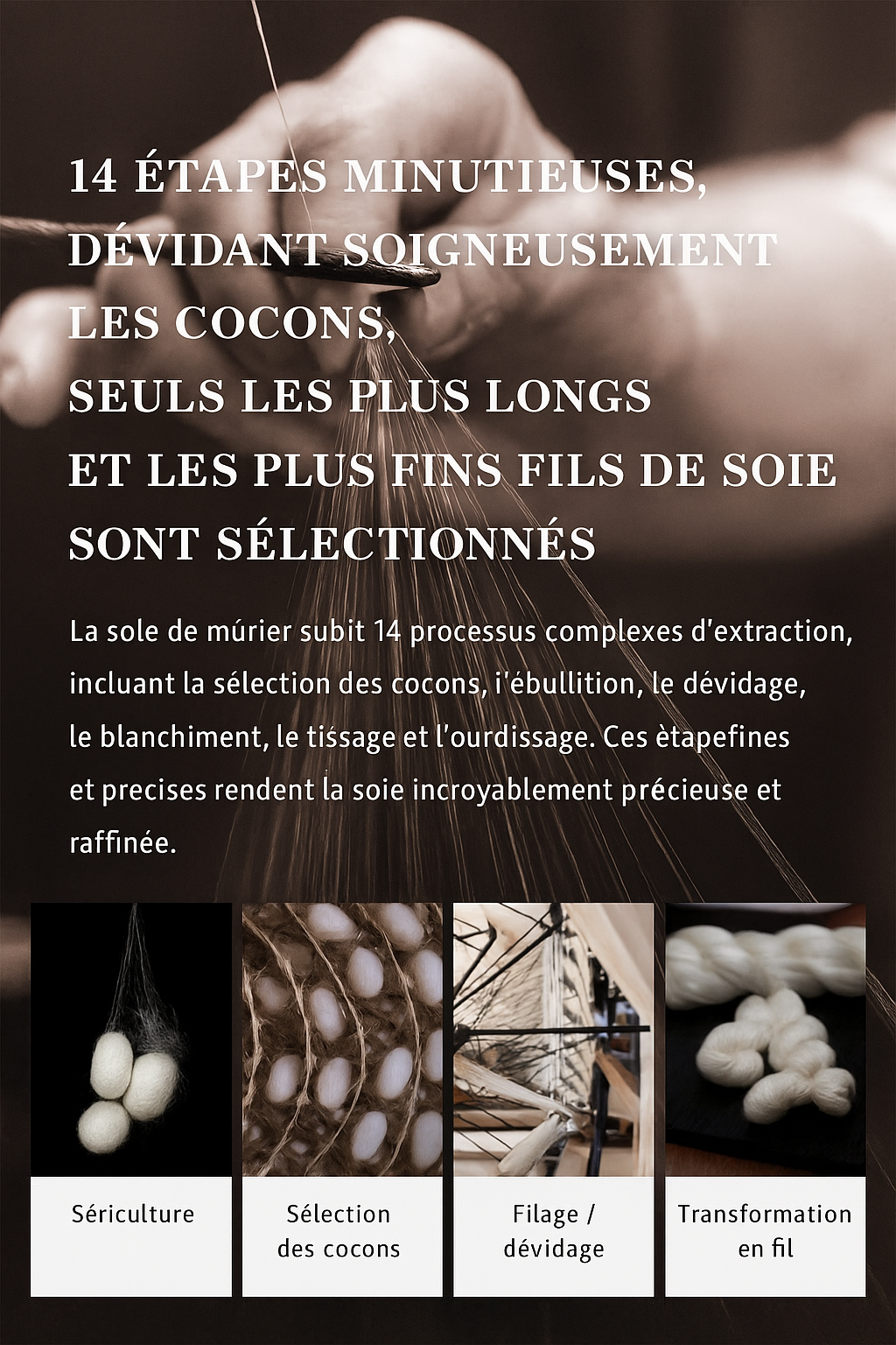 Taie d’oreiller en soie de mûrier 100 % naturelle pour les cheveux & la peau - COUSSIN LAB
