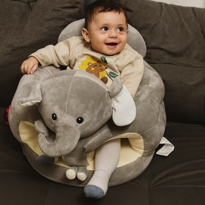 Coussin Bébé Assis – Le soutien doux pour apprendre à se redresser seul