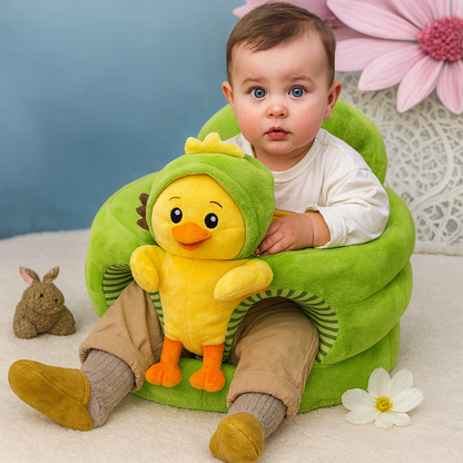 Coussin Bébé Assis – Le soutien doux pour apprendre à se redresser seul