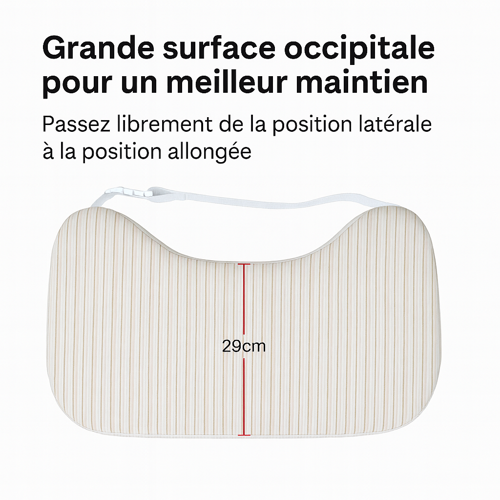 Coussin d’Allaitement Miloa® – Réglable Anti-Reflux & Anti-Régurgitation (0 à 12 mois)