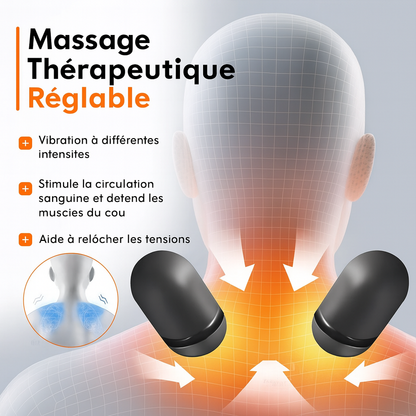 Coussin Massant Cervical Chauffant  CerviLab™– Relaxation et Alignement du Cou