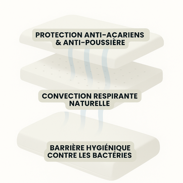 100% Natural Bamboo Memory Foam Cushion - Orthopedic Cervical Support