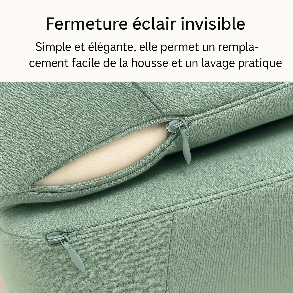Coussin Ergonomique Jambe & Genou Genoxa™ – Mousse à Mémoire de Forme Anti-Douleur