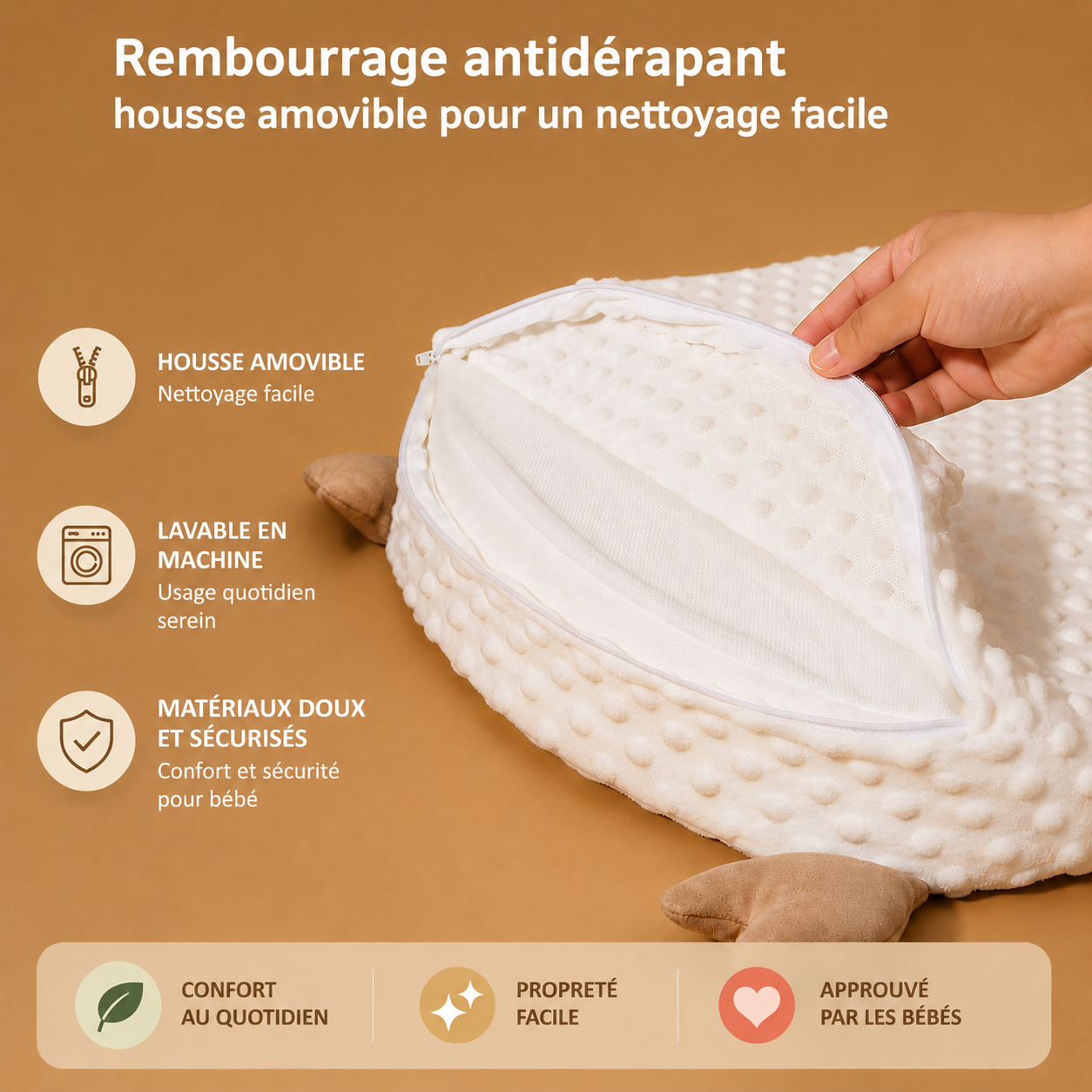 Coussin Bébé - Anti-Régurgitation & Anti-reflux 0-2 ans - COUSSIN LAB
