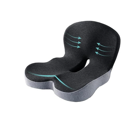 Coussin Coccyx & Lombaires – Soulage les Douleurs en Position Assise