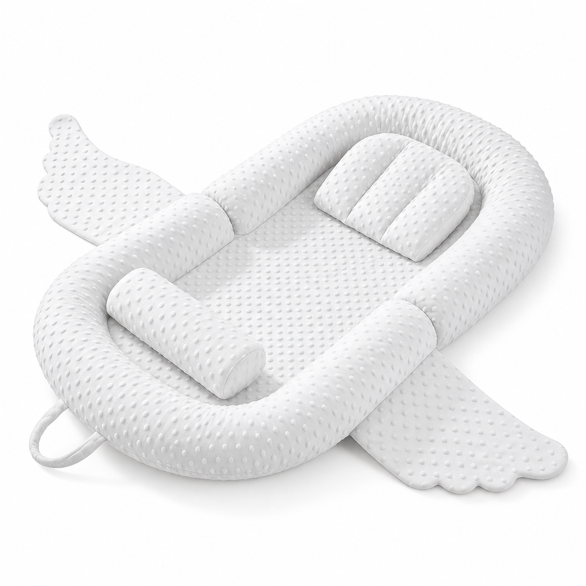 Réducteur de Lit Bébé Anti‑Reflux – Coussin Inclinable pour Cododo & Voyage