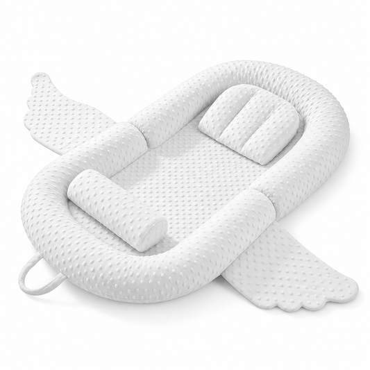 Réducteur de Lit Bébé Anti‑Reflux – Coussin Inclinable pour Cododo & Voyage
