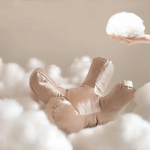 Coussin Visage Anti-Rides avec Taie Satinée de Luxe - SkinAura™