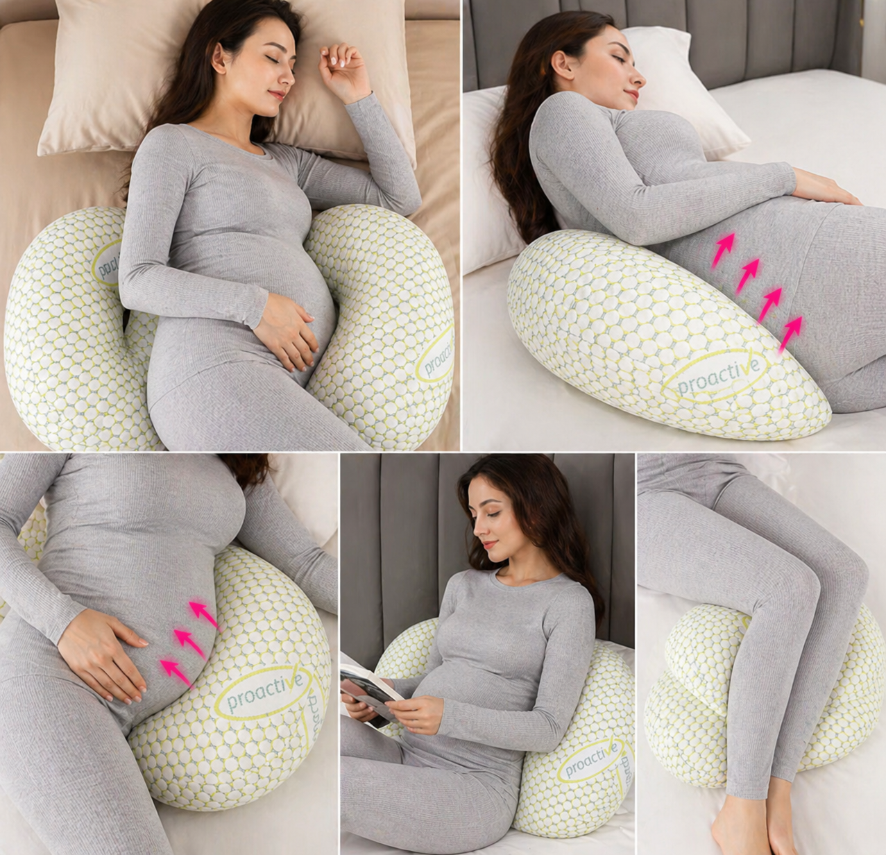 Coussin de Grossesse Ergonomique | RELAX-SOFT™ + Coussin OFFERT - COUSSIN LAB