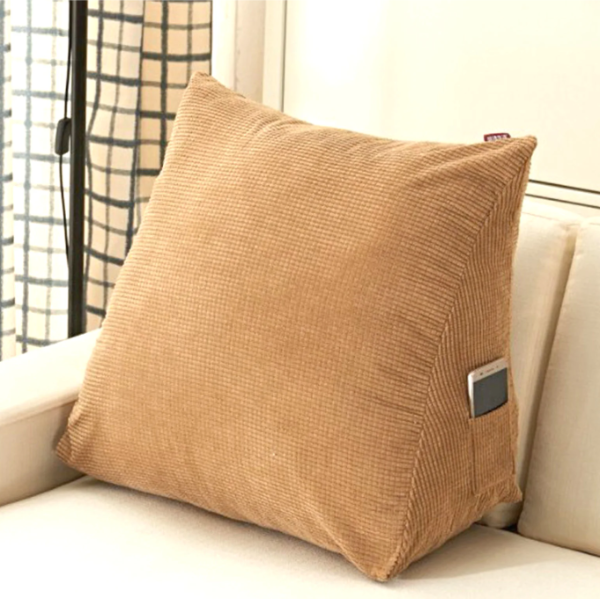Coussin de Lecture Triangulaire – Dossier de canapé ou