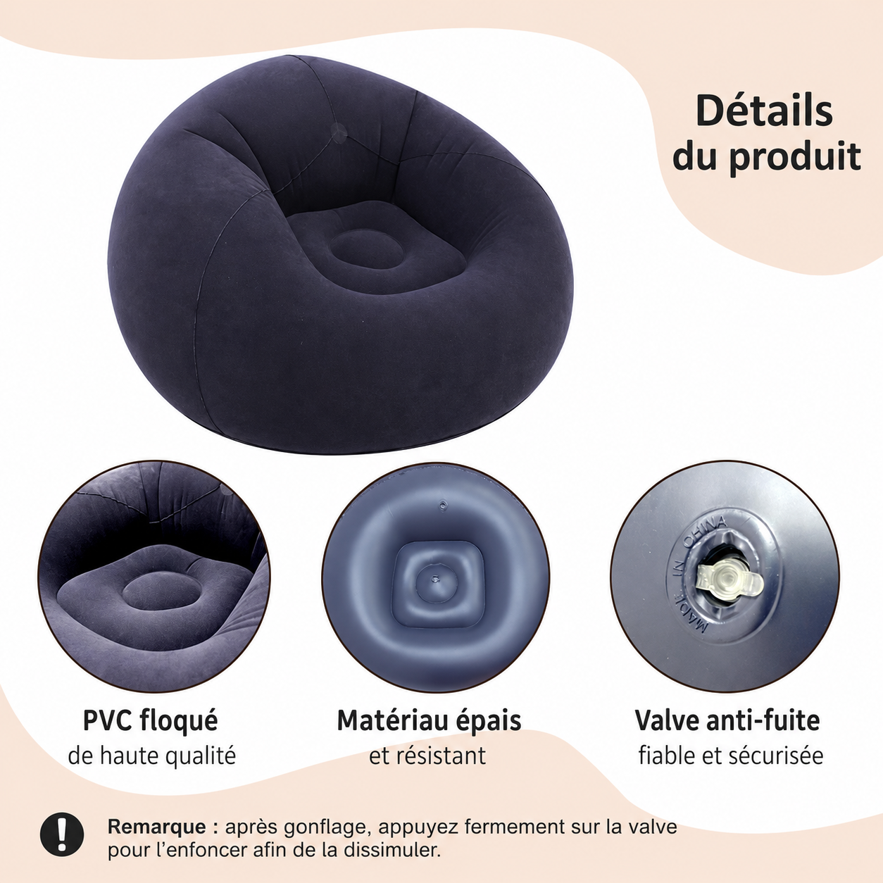 OUF EXTERIEUR GONFLABLE