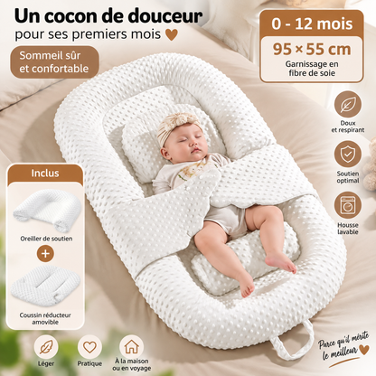 Réducteur de Lit Bébé Anti‑Reflux