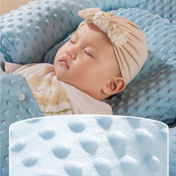 Réducteur de Lit Bébé Anti‑Reflux – Coussin Inclinable pour Cododo & Voyage

