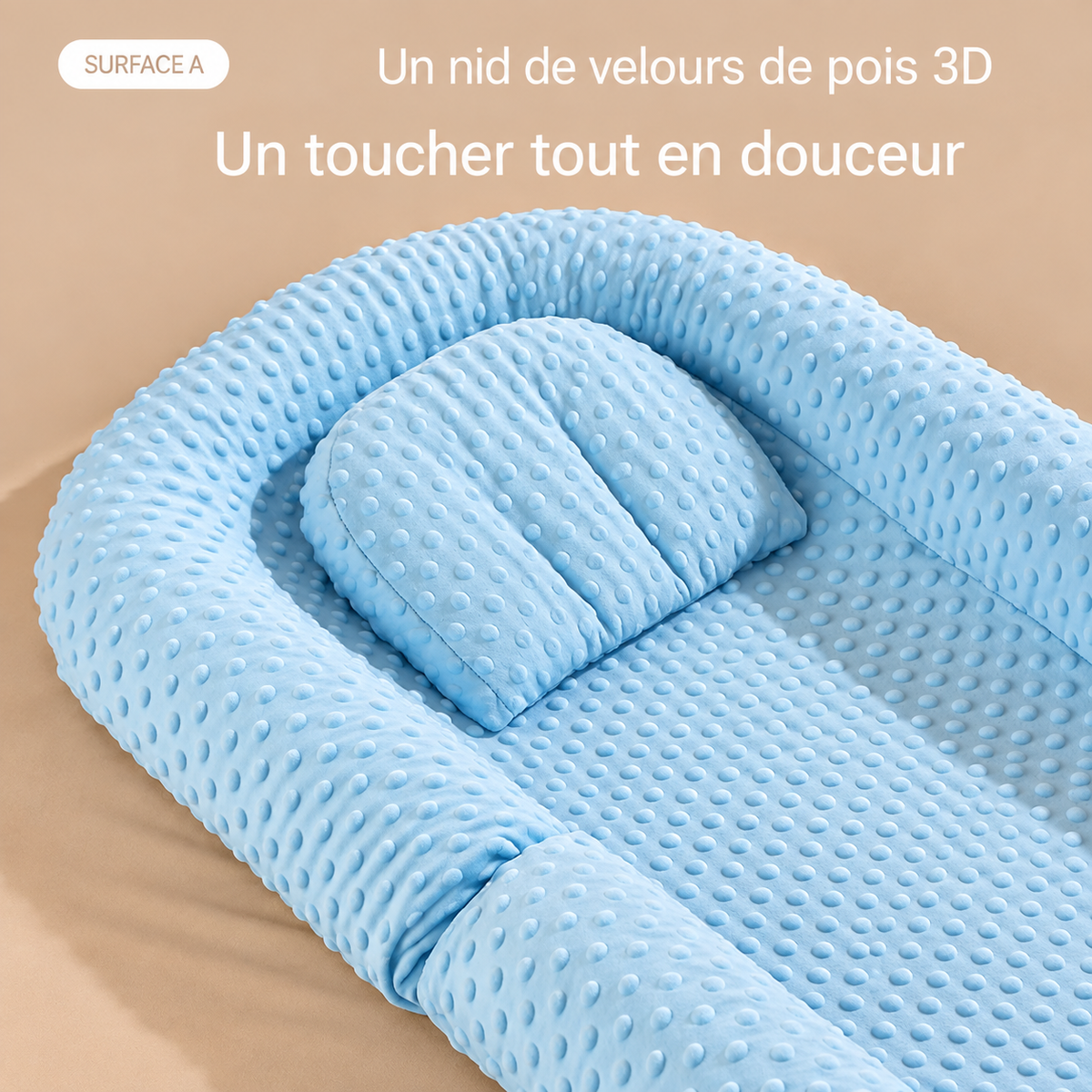 Reducteur de Lit Bebe Anti‑Reflux