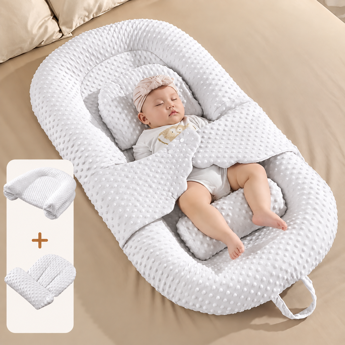 Reducteur de Lit Bebe Anti‑Reflux