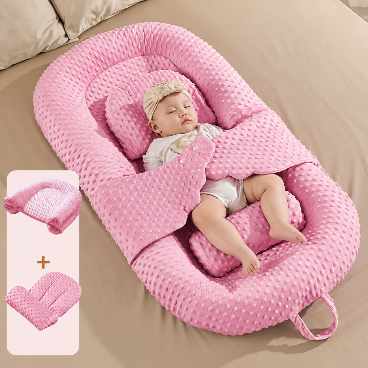 Reducteur de Lit Bebe Anti‑Reflux