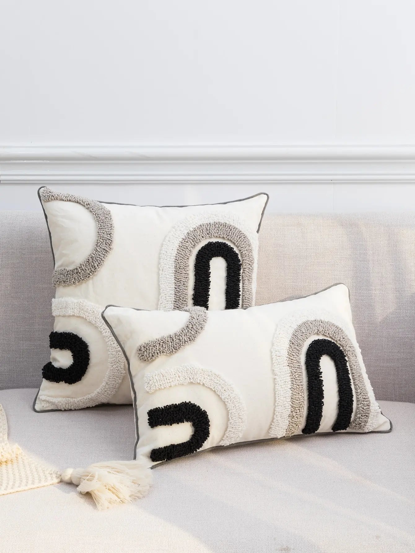 Housses de Coussins Brodées | Style Bohème