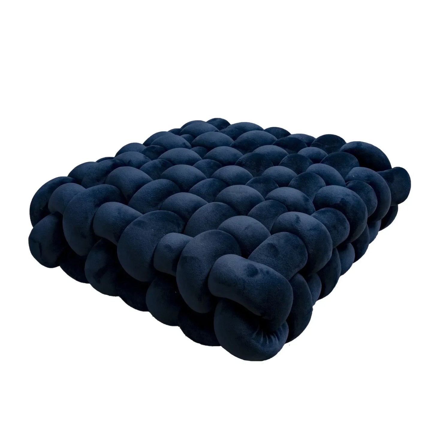 Coussin Carré Tricoté  – Cocon Moelleux