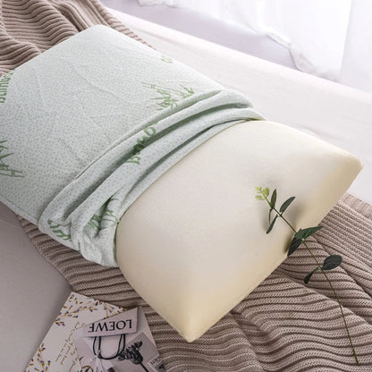 Bamboo fiber slow rebound bread memory pillow for protection, space cotton invisible zipper design, single person adult pillow c - COUSSIN LAB