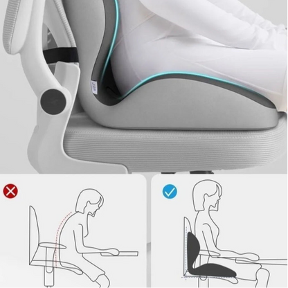 Coussin Ergonomique à Mémoire de Forme – Soutien Coccyx & Lombaires - COUSSIN LAB