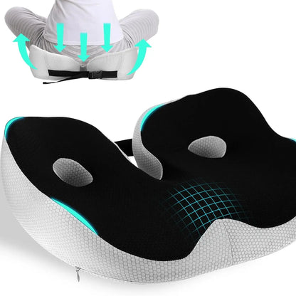 Coussin Coccyx Orthopédique Ajustable – Soulagement Sur-Mesure, Partout