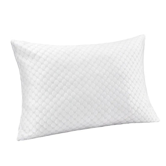 1pc Sleeping Pillow Ice Silky and Bamboo Fiber AB Sided Face Shredded Memory Foam Filling Soft Home Hotel Pillows 51*76cm - COUSSIN LAB