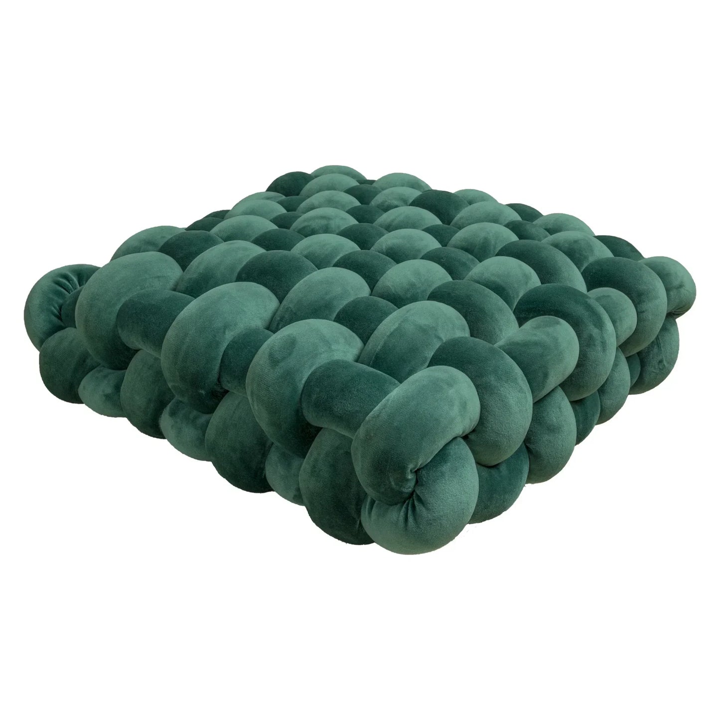 Coussin Carré Tricoté  – Cocon Moelleux