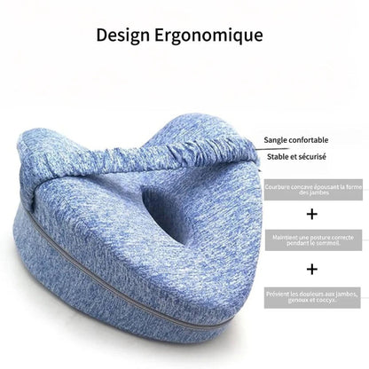 Coussin Ergonomique – Soulagement Genoux, Dos et Sciatique