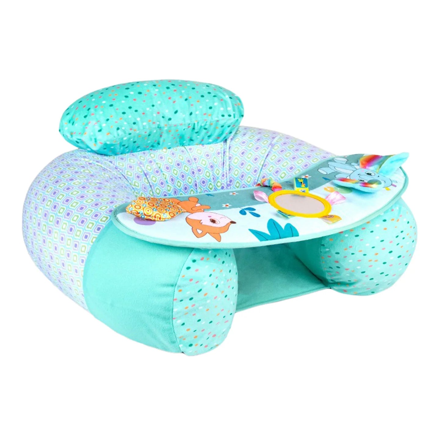 Coussin d’Éveil Bébé Assis – Soutien Doux et Sécurisé pour l’Apprentissage de la Position Assise