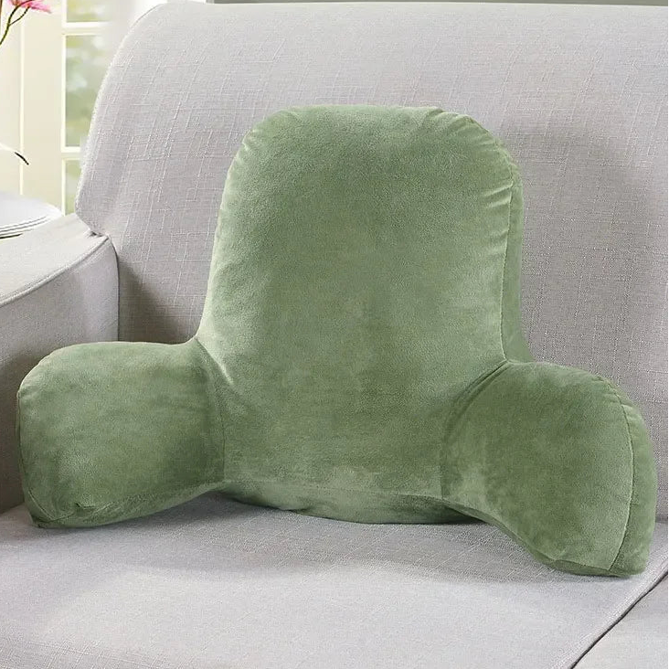 Coussin de Lecture Ergonomique en Velours