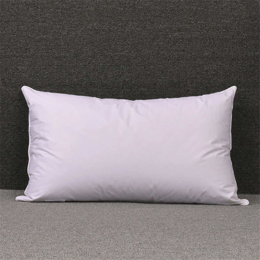 100% White Goose Feather Pillow Five-star Hotel Goose Feather Pillow Single Healthy Memory Pillow Orthopedic Pillow - COUSSIN LAB