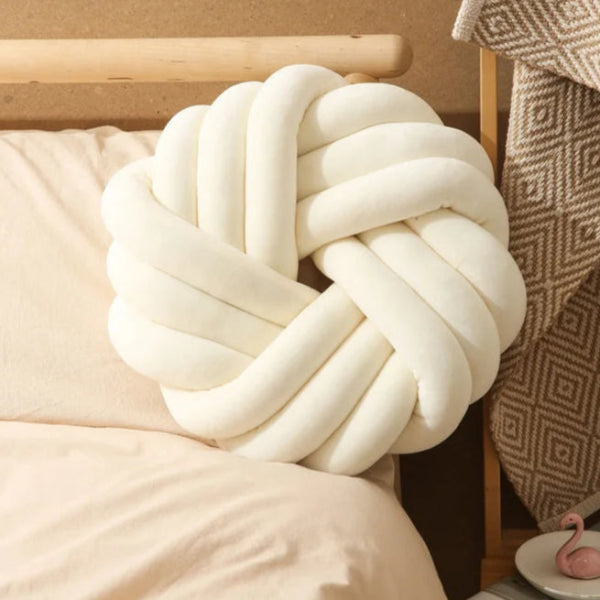 Coussin Canapé - Rond Noeud Torsade