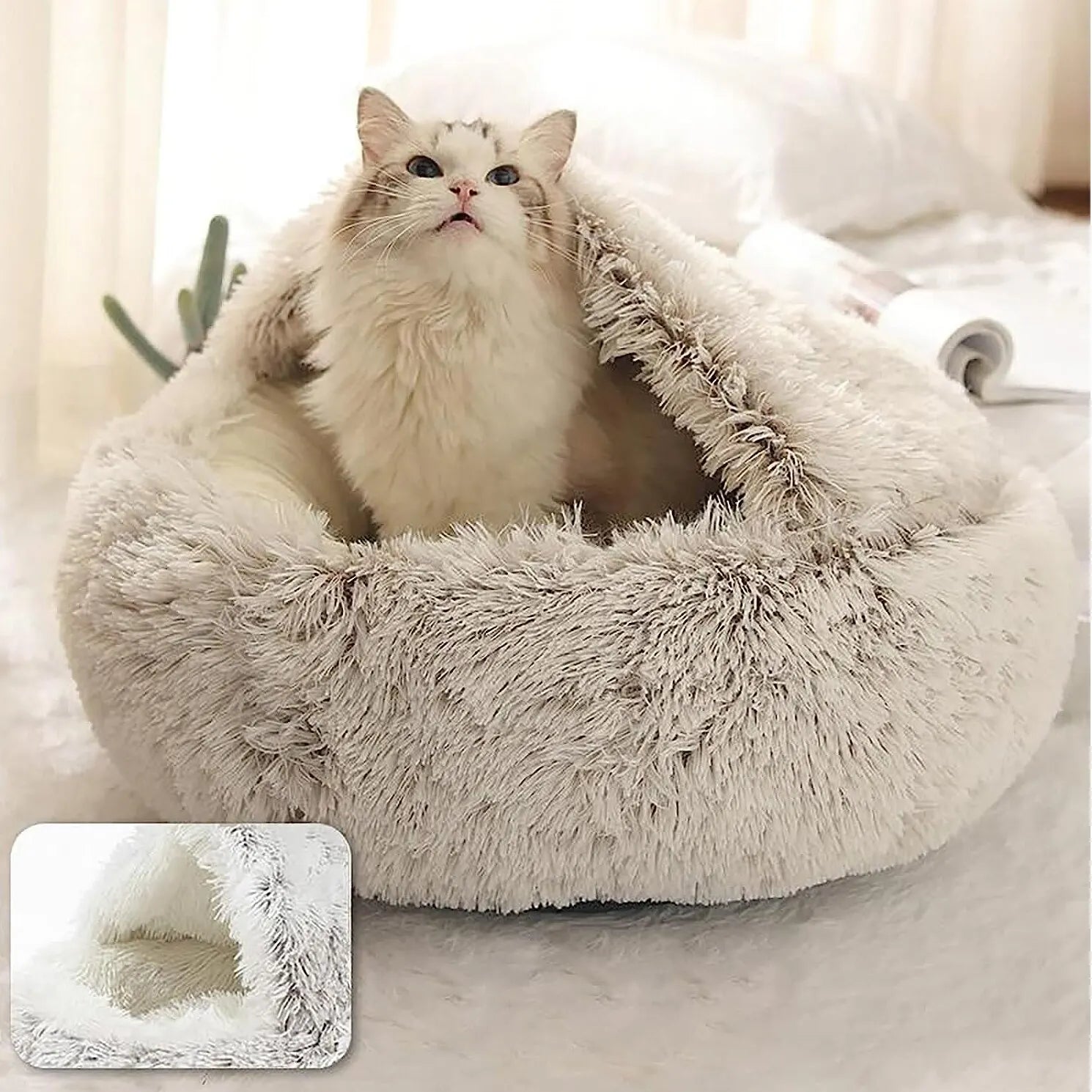 Coussin pour Chat & Chien - Nid Douillet 2-en-1 - COUSSIN LAB