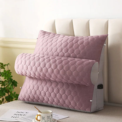 Coussin de Lecture Triangulaire – Grand Cale-Dos en Latex Rafraîchissant - COUSSIN LAB